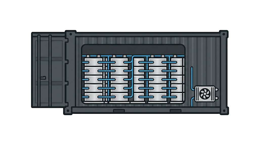 liquid cooled LFP BESS
