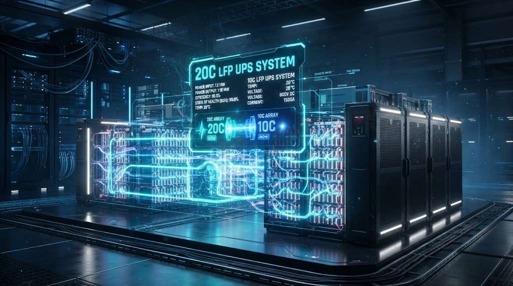 High C-Rate LFP UPS System Guide: 10C & 20C Solutions for Data Centers