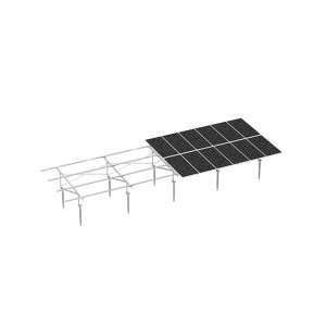 Solar Mounting System Ground Zn-Al-Mg Low Version Portrait